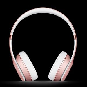 Mint rose gold Beats by Dre.
